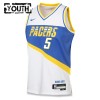 Indiana Pacers Jarace Walker Nike 2025-26 City Edition Valkoinen Lasten Pelipaidat Swingman